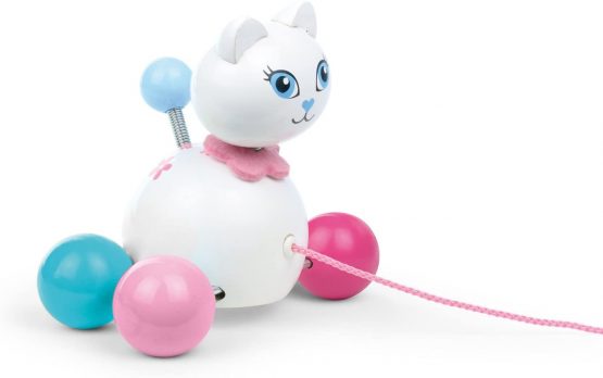 Vilac 12.5 x 7 x 13 cm Cathy The Cat Pull Along Toy
