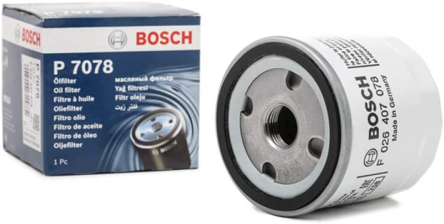Bosch P7078 Car Oil Filter - Separates Soot and Metal Particles from Engine Oil - Provides Reliable Engine Lubrication - Image 2