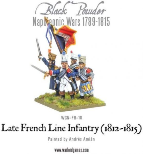 Black Powder - Late French Line Infantry (1812-1815) (28mm scale) (28) (Warlord Games) - Image 3