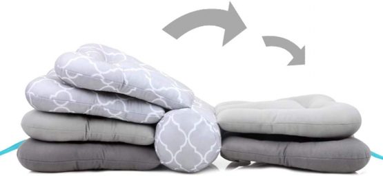 KAKIBLIN Breastfeeding Pillow for Newborn, Elevate Adjustable Baby Nursing Pillow Infant Feeding Support Pillow for 0-6 Months Baby - Image 2