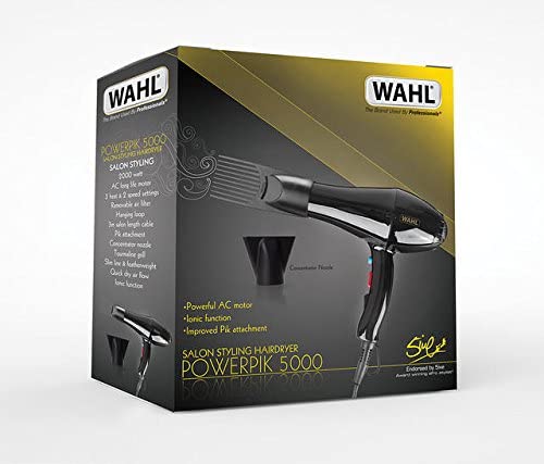 Wahl Hairdryer, PowerPik 5000, Dryer Women, Hair Dryer with Pik Attachment, Afro Hairdryer, Afro-Caribbean Hair - Image 4