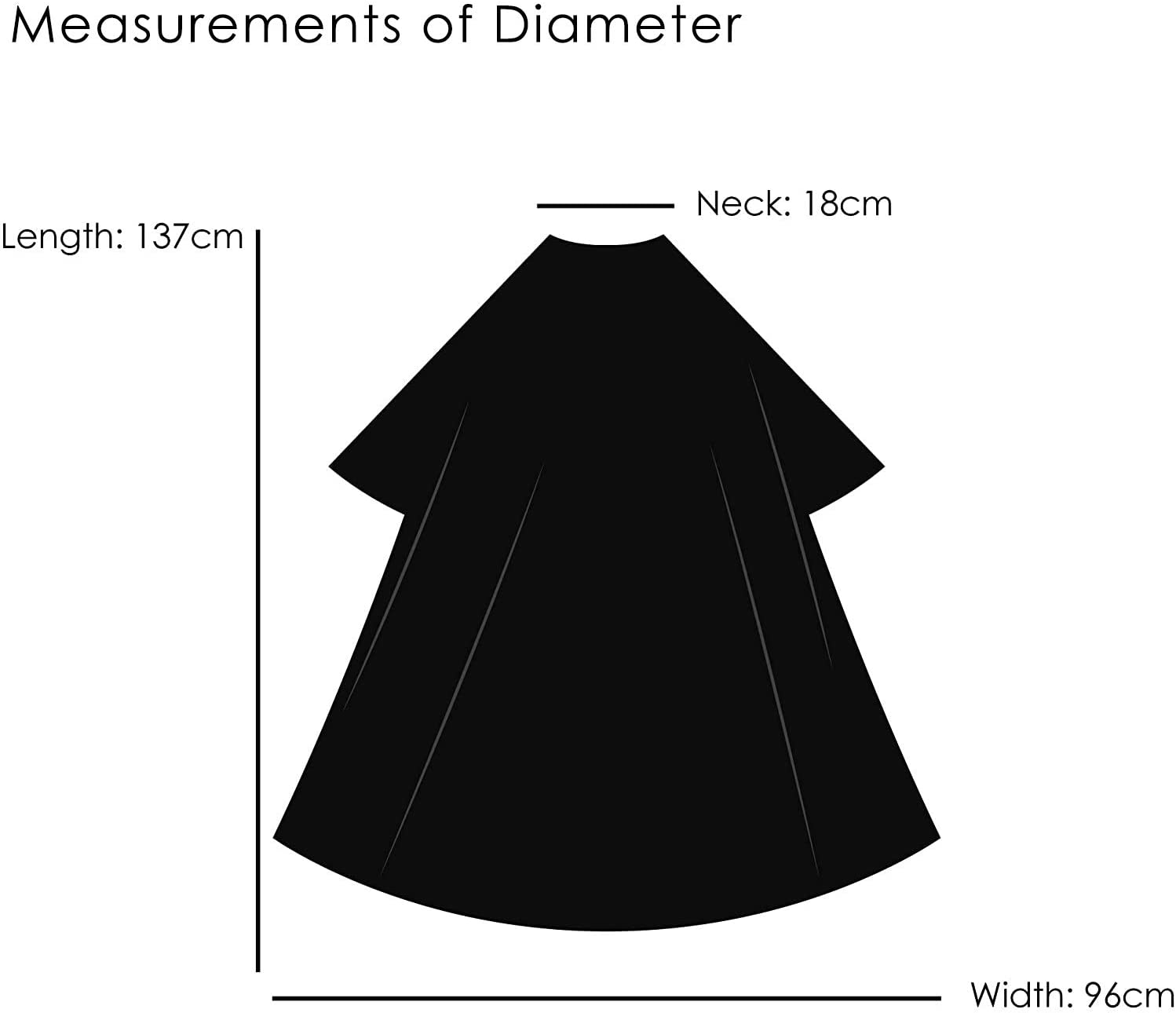 TRIXES Hairdressing Gown Barbers Cape - Image 2