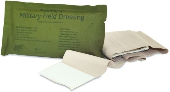 Reliance Medical TraumaFix Sterile Military Dressing Pad Built-in Pillow, 20 cm x 19 cm, Pack of 10 - Image 2