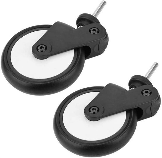 Baby Strollers Rubber Wheels Accessories Front Back Wheel Set for Yoya Vovo Wheel Kids Carriage Tools(1 Pair Front Wheel) - Image 2