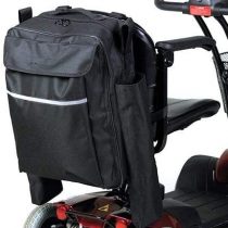 Homecraft Wheelchair Bag with Crutch Pocket, Back of Chair Large Bag for Mobility and Electric Scooter, Waterproof and Wate resistant Accessory Bag
