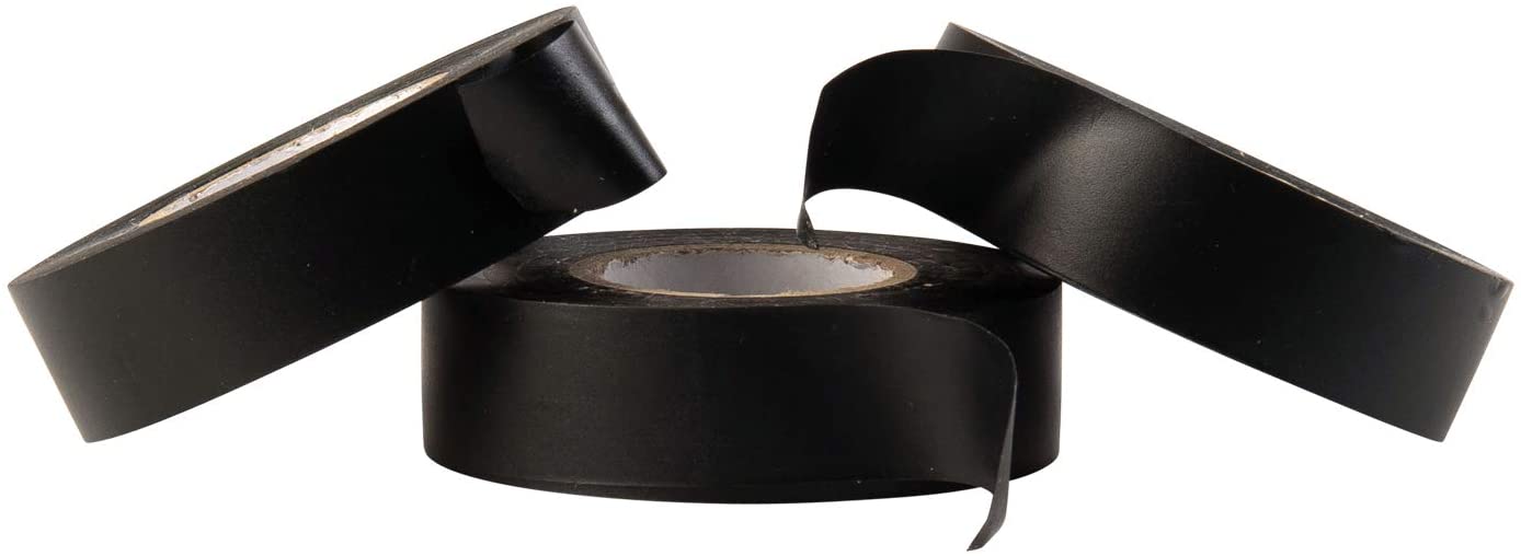 GTSE Black Electrical Tape, 19mm x 20m - Image 2