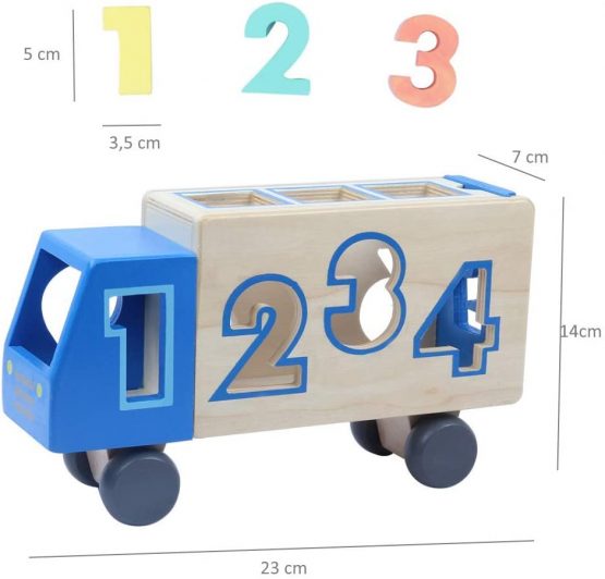 B&Julian MZ1106-2724 Number Puzzle Plug-In Game, Multi-Colour - Image 4
