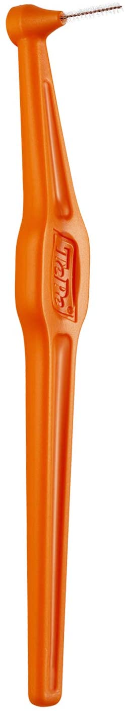 TePe Interdental Brush Angle, Orange, 0.45mm/ISO 1, 6pcs, Interspace Cleaning