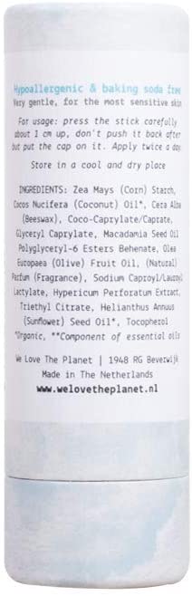 We Love The Planet, Deodorant Stick, Eco-Friendly & Natural 65g Deodorant, Long-lasting Protection, Aluminium-Free Formula - Image 3