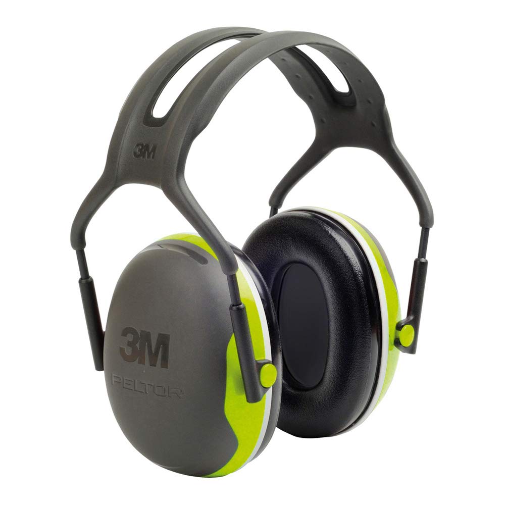 3M Peltor Earmuffs X4A with Headband, 33 dB, Green Reliable protection against medium levels