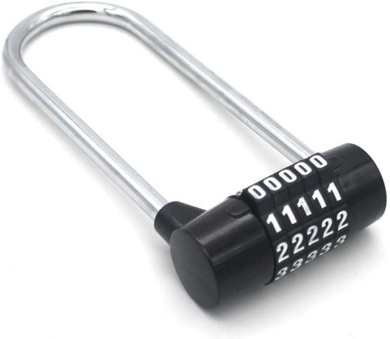 Large Lengthened Beam Locker Cabinet Door Handles Combination Lock Padlock Combination Lock Gym Lock 5 Digit Combination Padlock Safety Padlock Safety Lock Luggage Locker Wardrobe Gym Locker - Image 4