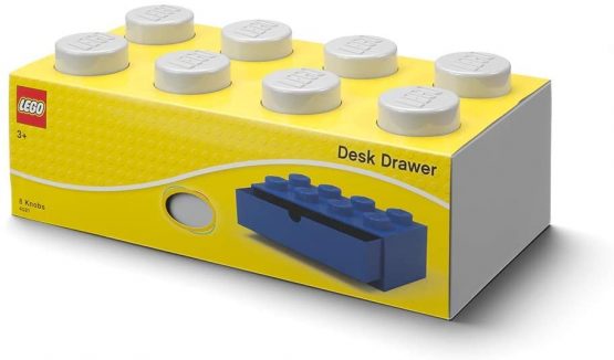 Room Copenhagen 40211740 Lego Desk Drawer 8 Knobs, Grey, Large - Image 3