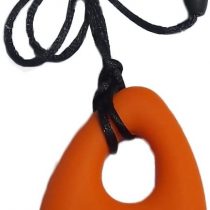 Chuchumz Chewy Necklace Chewelry Autism ADHD Biting Sensory Child Baby Teething Tubes Chew Toy Children Orange