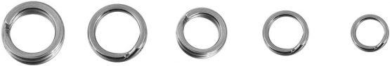 Alomejor 200PCS Stainless Steel Split Rings Solid Lures Connectors Fishing Tackle Double Split Rings Lures Split Rings - Image 2