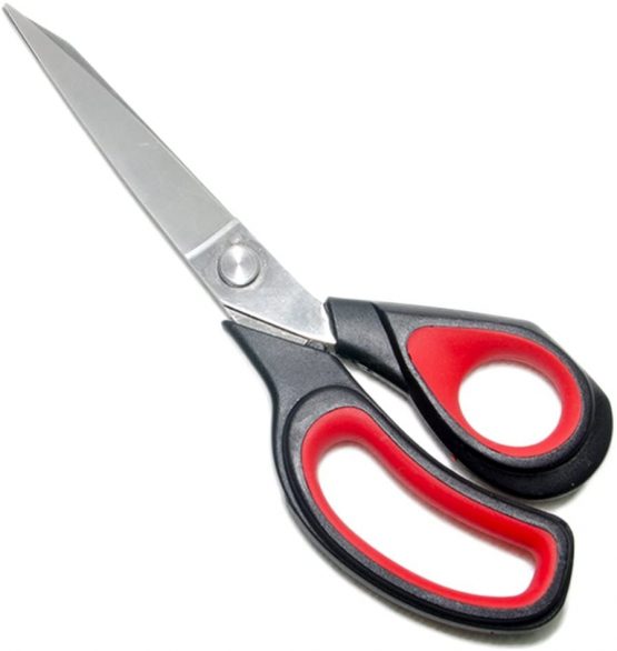 Dressmaking Scissors Heavy Duty Dressmaker Fabric Shears Tailor Scissors for Cutting Fabric, Leather, Raw Materials, Dressmakings, Altering, Sewing & Tailoring 9.5inch Long (red Black)
