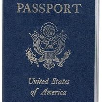 Maxhood Plastic Passport Cover Passport Protector for US Passport UK Passport (Pack of 5) (Transparent Clear)