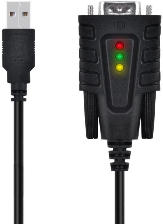 DriverGenius USB232A-B USB to Serial RS232 DB9 Adapter With 3 x LEDs - 1m, Windows 11 & macOS 11 - Image 3