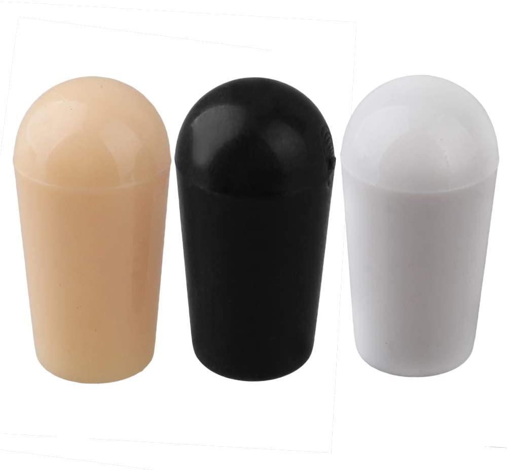 Homswitch Plastic Thread 3 Way Toggle Switch Head Switch Knob for Guitar Pickup Selector Switch Pack of 30 - Image 4