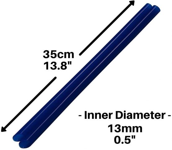 Blue Vocal Tubes for Speech Therapy and Singing Therapy - Straws for Vocal Health - Set of 2 Silicone Tubes for water resistant Voice Therapy and Tube Phonation Singing exercises and singing training - Image 2