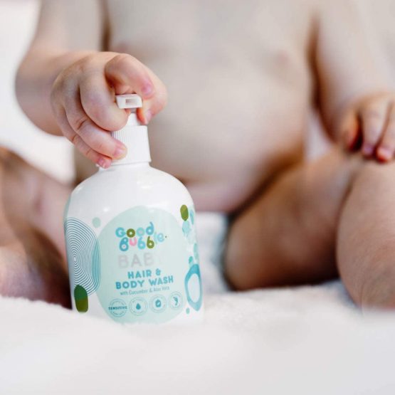 Good Bubble Baby Hair and Body Wash with Cucumber and Aloe Vera 250ml - Image 2