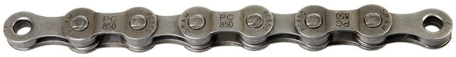 Sram 139109 8 Speed PC850 Bicycle Chain, Grey (114 Links)