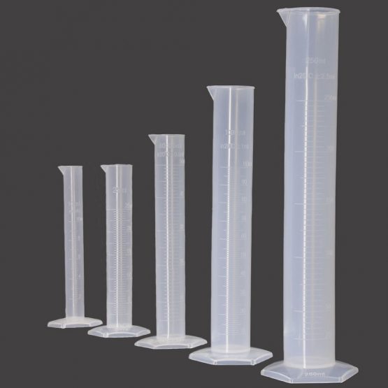 Belinlen 10 Pack Plastic Cylinders and Beakers Set, Including 5 Pack Clear Plastic Graduated Cylinders (10, 25, 50, 100, 250ml) and 5 Pack Plastic Beakers Set (50, 100, 250, 500, 1000ml) - Image 4