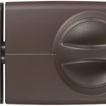 Abus 532689 7010 B Additional Door Lock with Rotating Knob Handle, Brown
