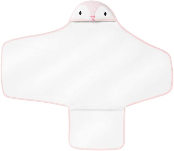 Tommee Tippee Newborn Swaddle Dry Towel 0-6 months, Pink - Image 2