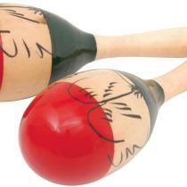 chord MARACAS10 10-Inch Traditional wood Painted Maracas