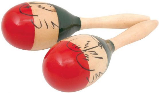 chord MARACAS10 10-Inch Traditional wood Painted Maracas