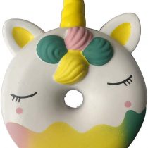 Anboor Squishies Unicorn Doughnut Slow Rising Squeeze Toys Stress Reliever Kawaii Sugar Scented Squishies Toys Prime Gift Collection (1 Pcs, Colorful)