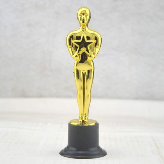 Toyvian 12pcs Golden Award Trophy Reward Prizes for Party Celebrations Ceremony Appreciation Gift Sport Awards - Image 3