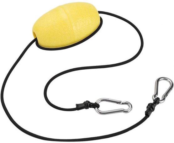 Drift Anchor Rope, Kayak Tow Nylon Rope With EVA Buoy Steel Clips Kayak Accessory