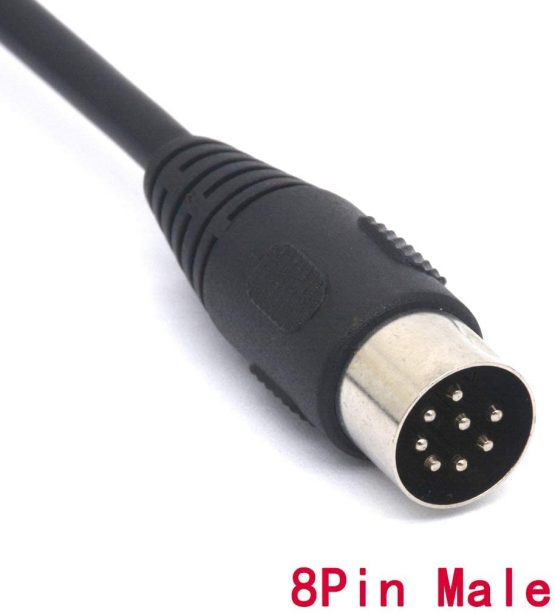Tomost MIDI Splitter 8 Pin DIN Y Adapter Cable 1 Male to 2 Female Din Plug Large Size - Image 3