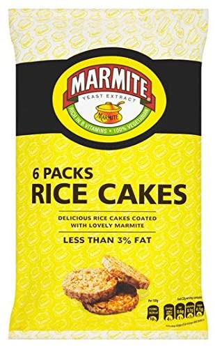 Marmite Mini Rice Multipack Cakes, 22g (1 Pack of 6), 22 g (Pack of 1)