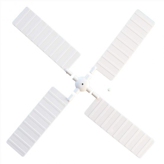 Windmill Sails - Replacements for Garden Windmill - Ref: 17" diameter/GIANT / WHITE CTR. [Only replace your sails with ones that have the same colour centre boss - either RED or WHITE]