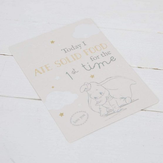 Disney Baby Dumbo Elephant Photo Album & Milestone Card Boxed Set - Image 4