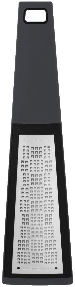 KAI Pure Komachi Ichimatsu, fine grater & zester gray, blade 13.5 x 3-5 cm/handle 11 cm