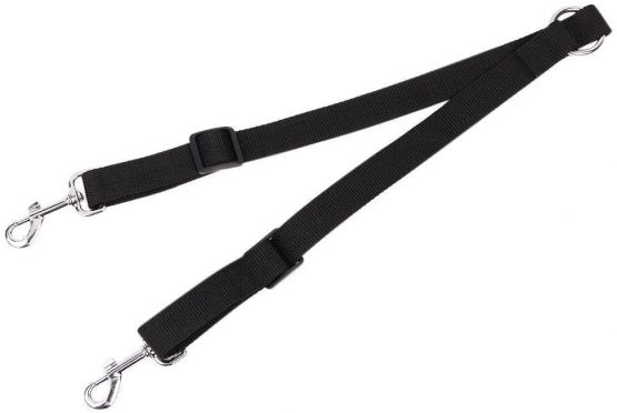 STGOOD No Tangle Dog Leash Coupler, Dual Double Dog Adjustable Splitter Lead Durable Walker Trainer Leash For Two Dogs - Image 2