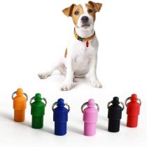 Pet ID Tags for Cat Small Dog Puppy ID Tag Capsule Shape, Quiet No Noise Waterproof Dog ID Bullet No Public Your Info, Address Name Label Tube Prevent Pet Lost (multi-colored,plastic,6pcs)