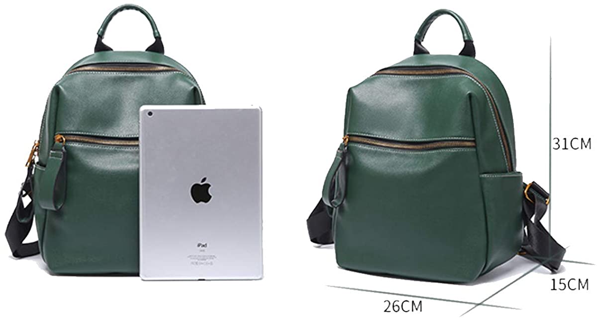 NIYUTA Women Backpacks Fashion PU Casual Travel School Business Shoulder Handbags Black - Image 4