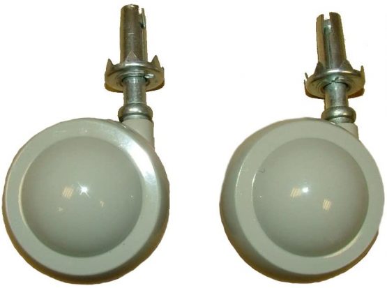 Pandoras Upholstery Metal Premium Sofa Chair Furniture Castors Parker Knoll, Set of 8, Beige