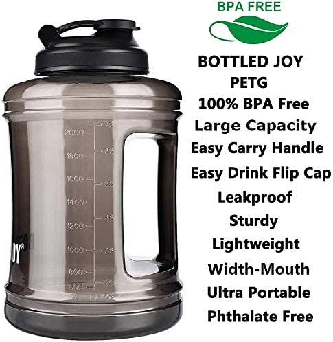 VENNERLI Water Bottle 2.5 Litre BPA Free Leakproof Portable Outdoor Camping 2.5L Gym Jug Large Water Bottle with Handle - Image 2