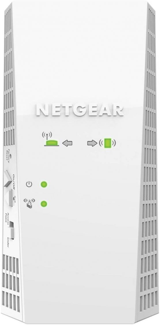 NETGEAR WiFi Booster Range Extender | WiFi Extender Booster | WiFi Repeater Internet Booster | Covers up to 2100 sq ft and 35 devices | AC1900 (EX6410)