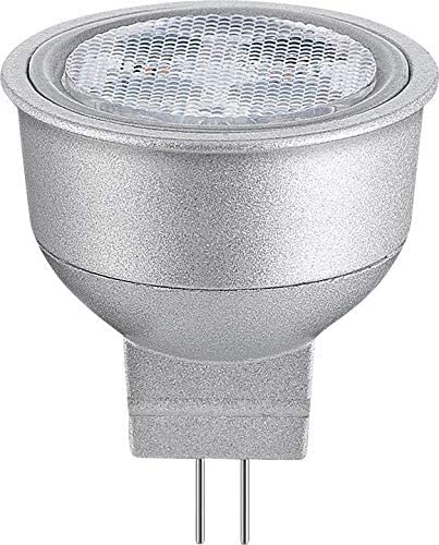 Goobay 45608 LED Reflector 2 W - base GU4 16 W equivalent warm white not dimmable, Silver, 1 Stück (1er Pack)