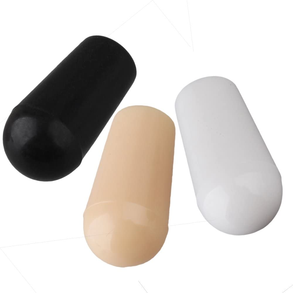 Homswitch Plastic Thread 3 Way Toggle Switch Head Switch Knob for Guitar Pickup Selector Switch Pack of 30 - Image 3