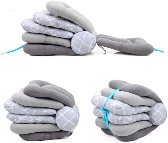 KAKIBLIN Breastfeeding Pillow for Newborn, Elevate Adjustable Baby Nursing Pillow Infant Feeding Support Pillow for 0-6 Months Baby - Image 3