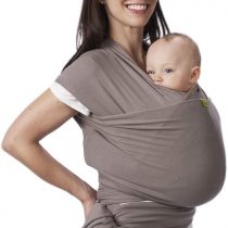 Boba Wrap Baby Carrier, Grey - Original Stretchy Infant Sling, Perfect for Newborn Babies and Children up to 35 lbs