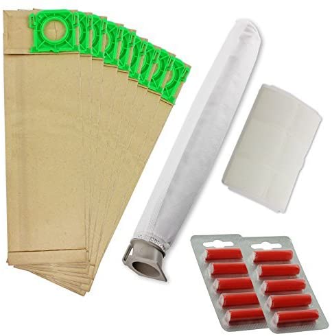 SPARES2GO Vacuum Cleaner Service Kit for Sebo X Series X1 X1.11 X4 X5 Vacuum Cleaners (10 x Bags, 2 x Filters + Fresheners)