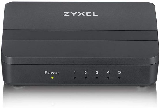 Zyxel 5-Port Gigabit Ethernet Switch for Gaming and Media, Lifetime Warranty, UK Plug [GS105] - Image 2